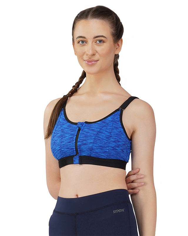 High Impact Blue Sports Bra