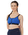 INGRID Sports Bra - Blue | India's 1st High Impact Sports Bra | Zip & Velcro Closure | Non Wired | Seamless