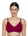 INGRID Encircle Bra - Maroon | Wire-free | Non Padded | Seamless Cups