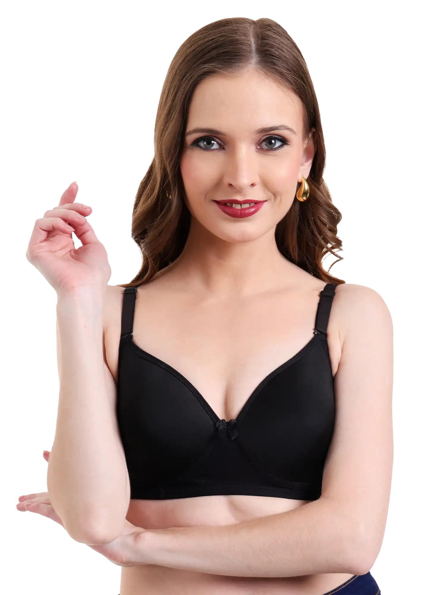 Padded 02 Bra Black