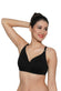 INGRID T-Shirt Bra - Black | Plunge Neck | Seamless | Non Wired | Non Padded