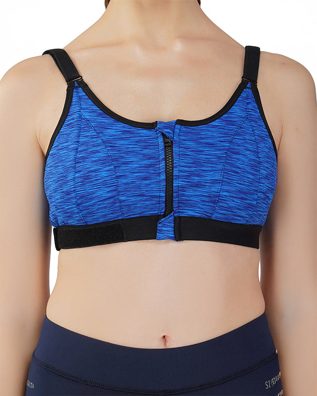 High Impact Blue Sports Bra