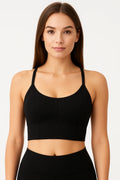INGRID Core Active Sports Bra Black | Heavily Padded | Seamless