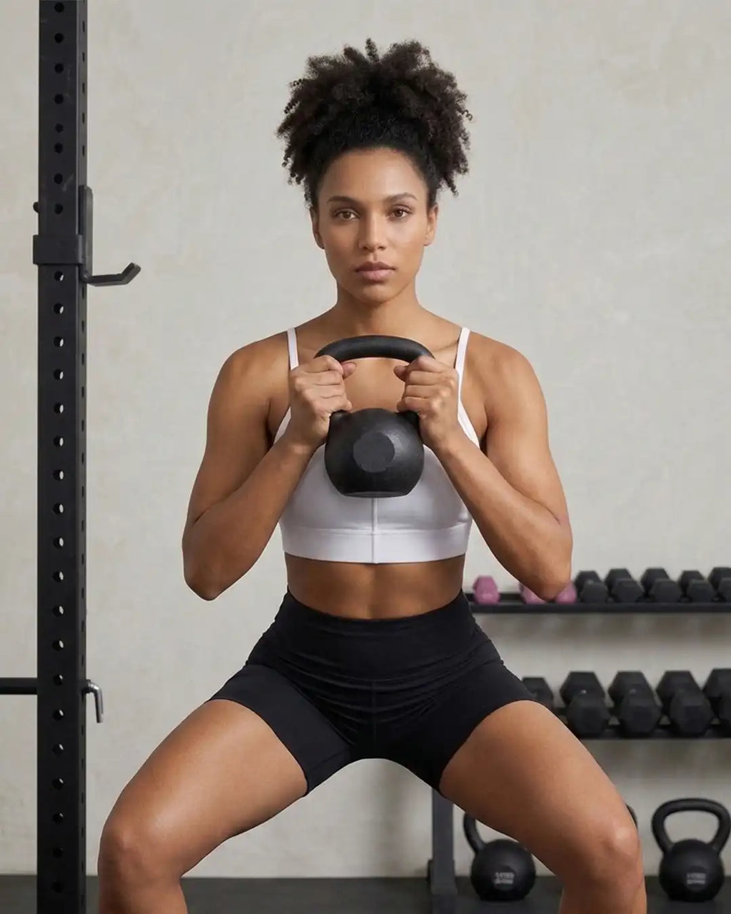INGRID Core Active Sports Bra White | Heavily Padded | Seamless