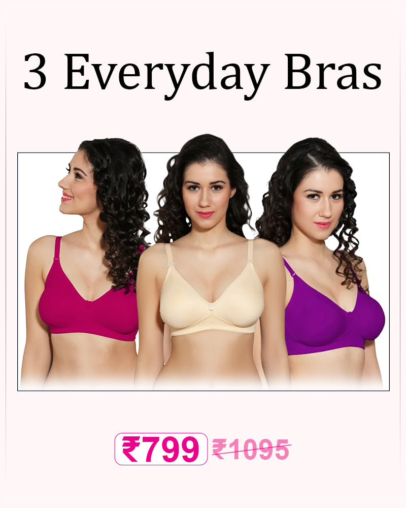 INGRID Everyday Bra - Pack of 3
