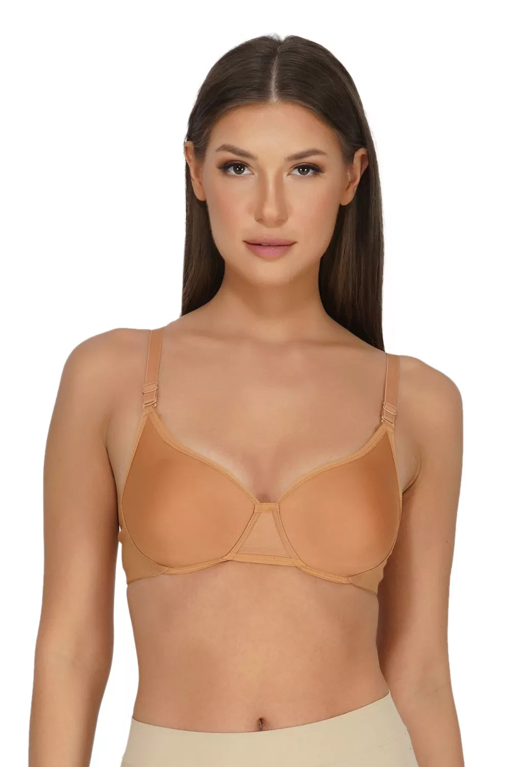 Organic Cotton Soft Padded Bra Nude