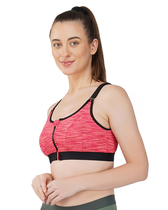 High Impact Saffron Sports Bra