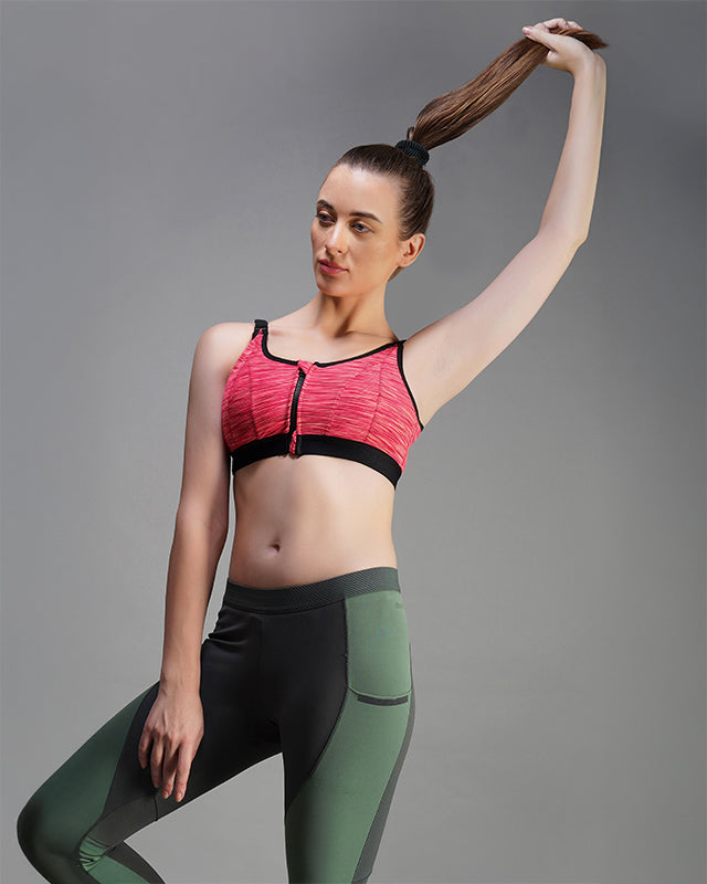 High Impact Saffron Sports Bra