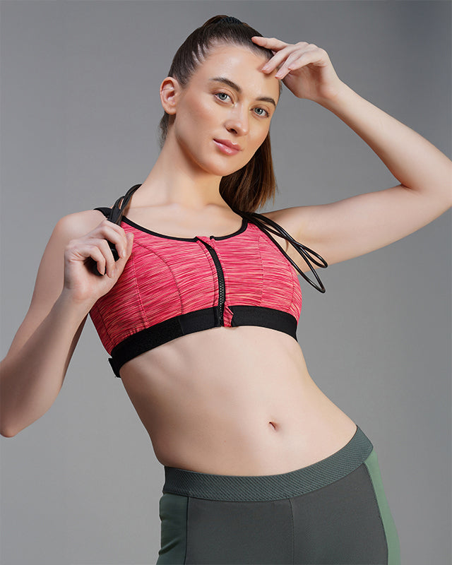 High Impact Saffron Sports Bra