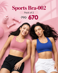 Sports Bra 002 Pack of 2