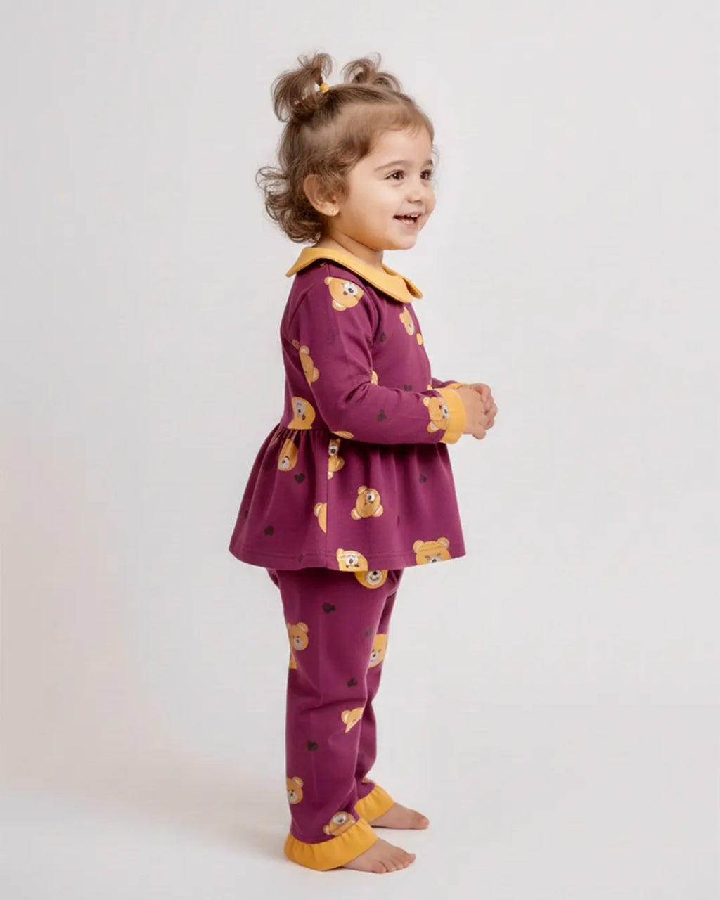 INGRID Bear Hugs Purple Set