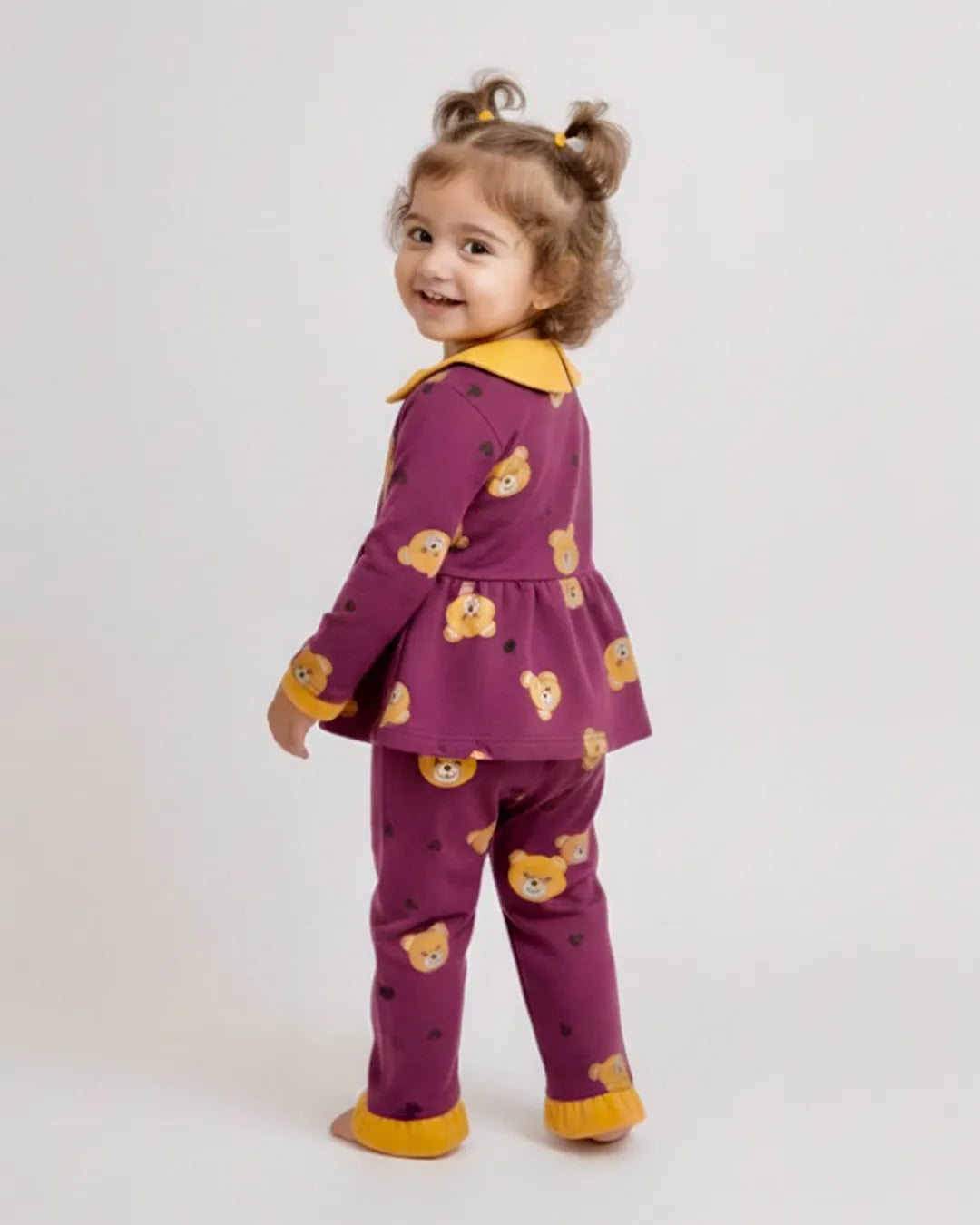 INGRID Bear Hugs Purple Set