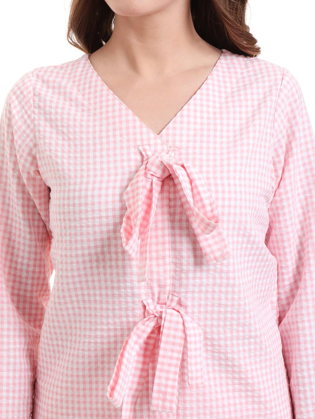Cotton Pink Night Suit