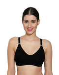 INGRID Encircle Bra - Black | Wire-free | Non Padded | Seamless Cups