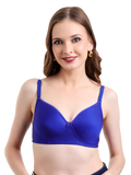 INGRID Padded Bra 02 - Electric Blue | Heavy Padded | Seamless | Non Wired