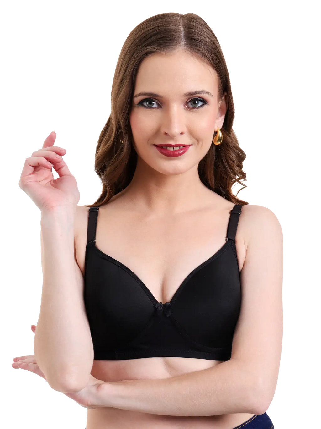 Padded 02 Bra Black