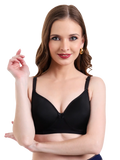 INGRID Padded Bra 02 - Black | Heavy Padded | Seamless | Non Wired