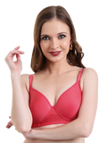 INGRID Padded Bra 02 - Coral Pink | Heavy Padded | Seamless | Non Wired