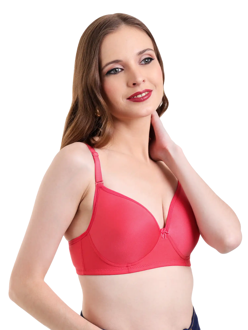 Padded 02 Bra Coral Pink