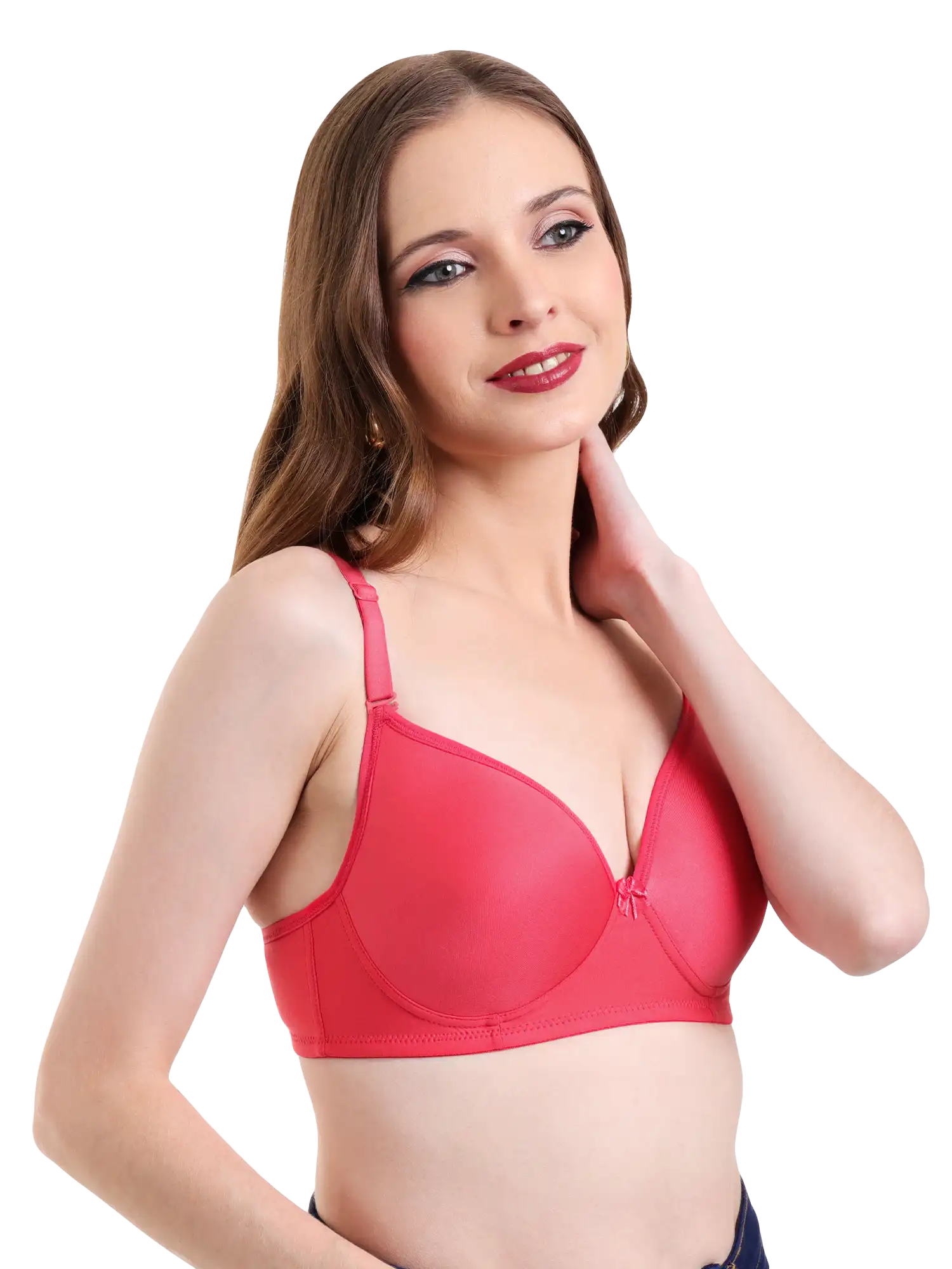 Padded 02 Bra Coral Pink