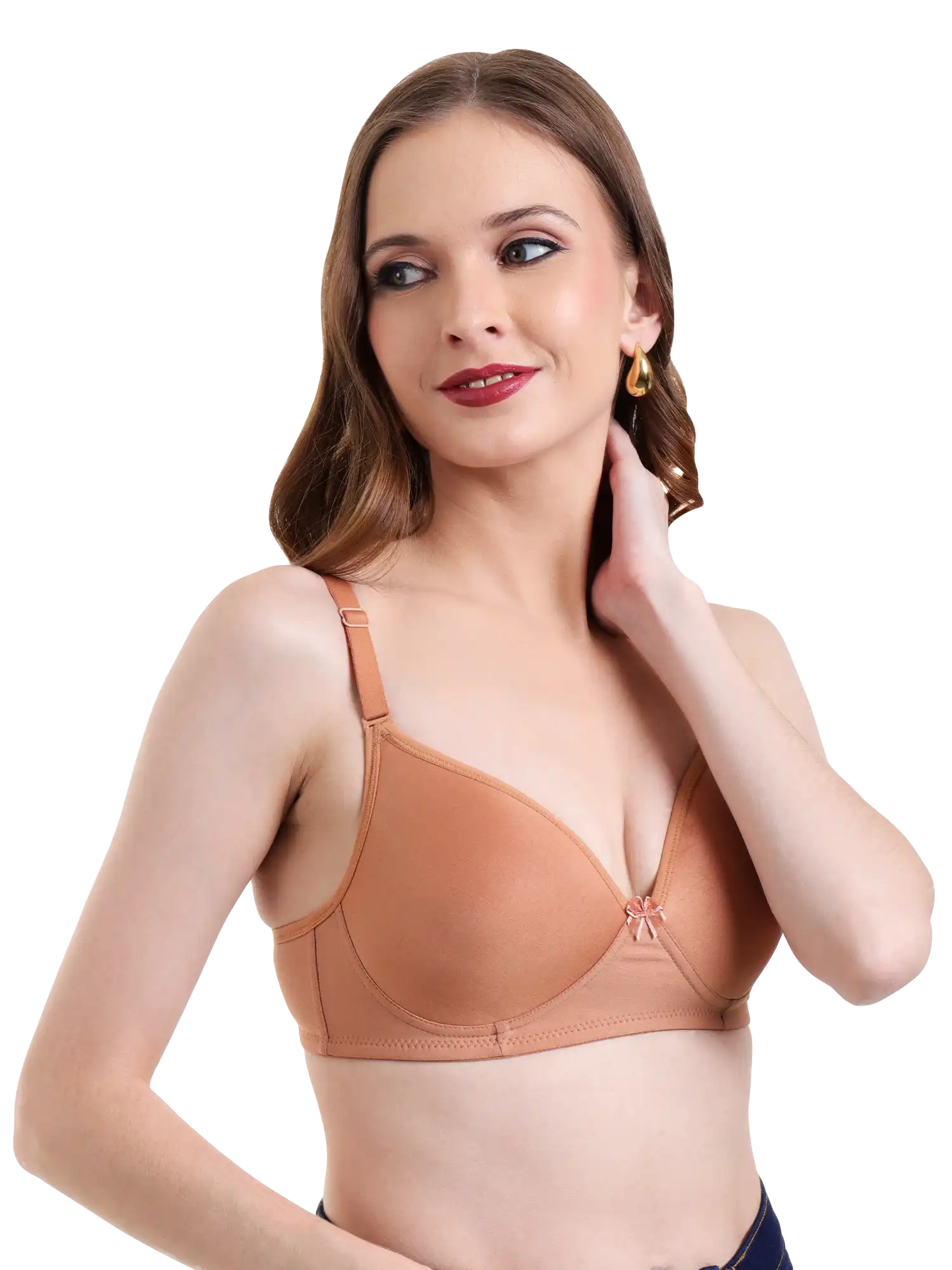 INGRID Padded Bra 002 - Nude | Heavy Padded | Seamless | Non Wired