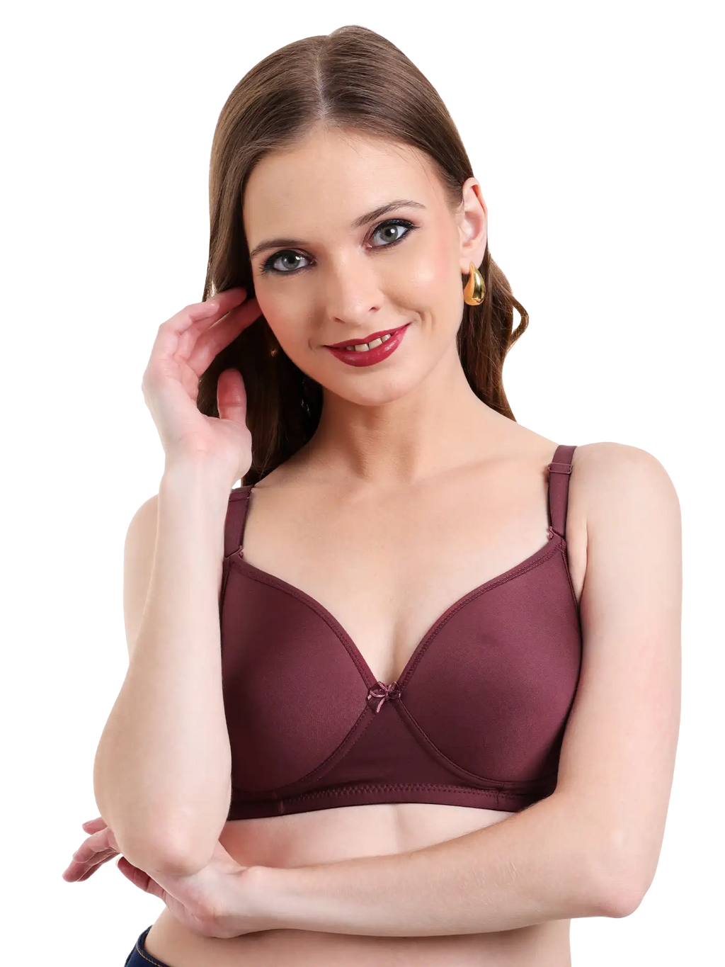 Padded 02 Bra Wine