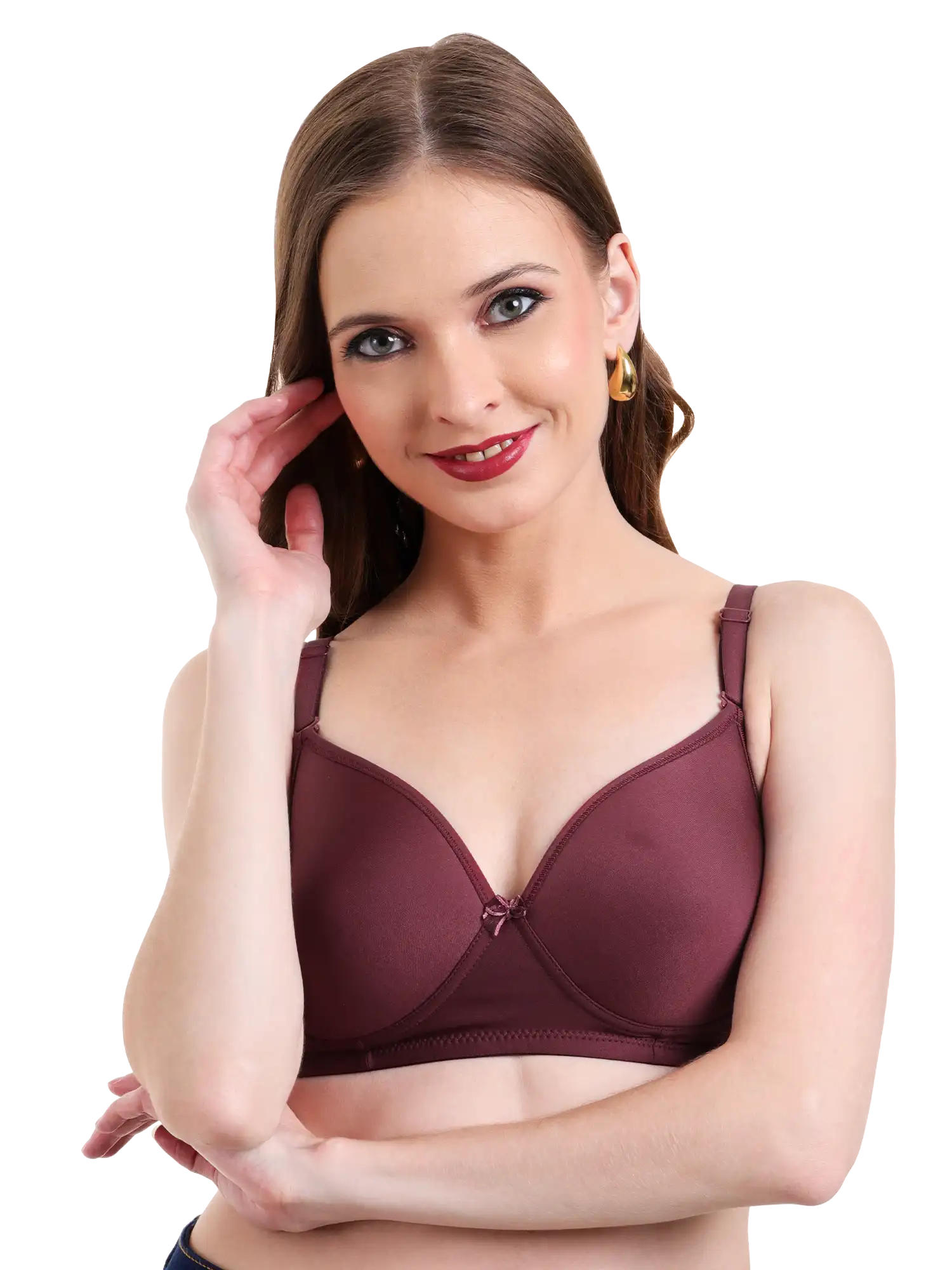 Padded 02 Bra Wine