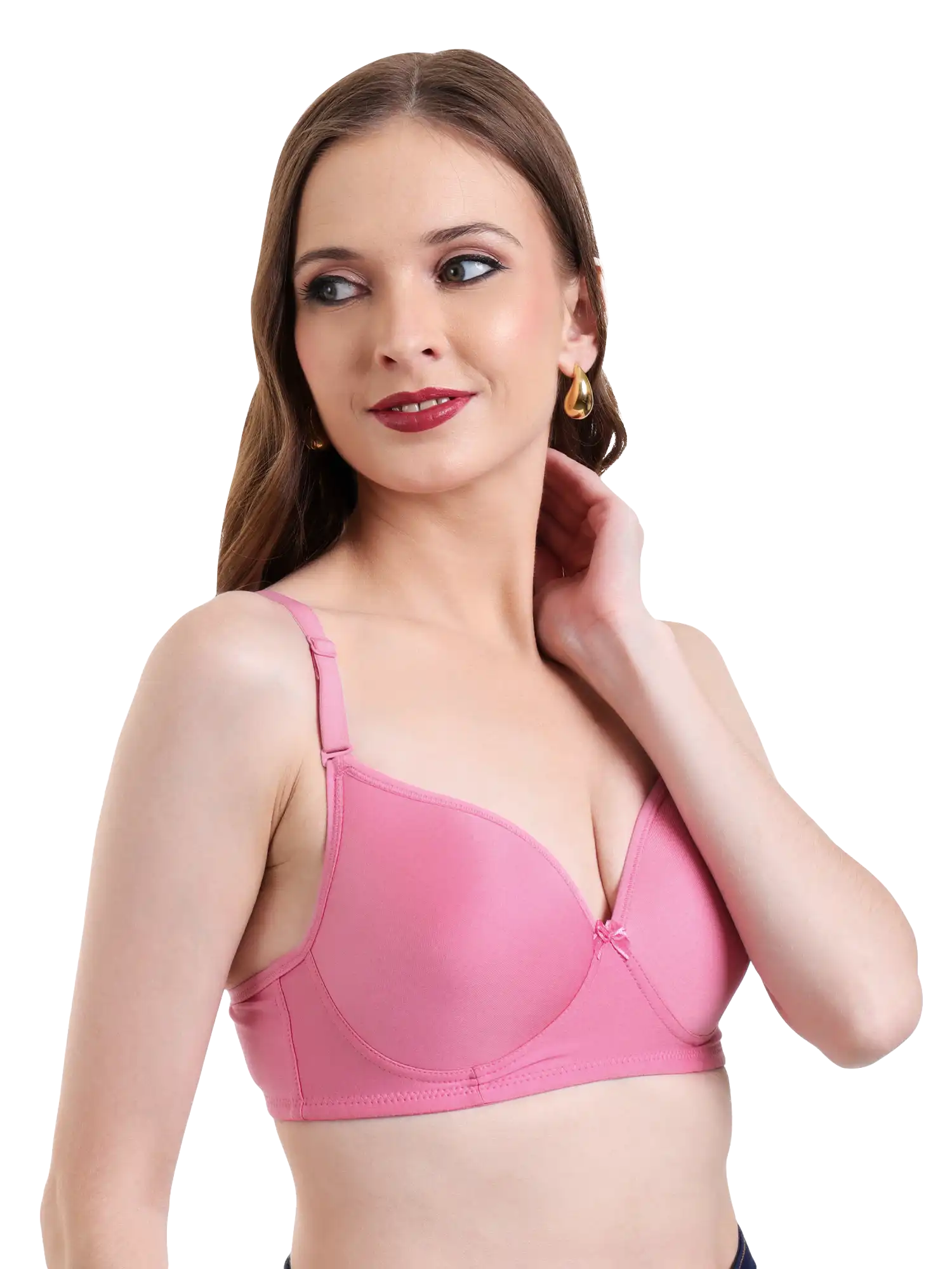 INGRID Padded Bra 002 - Rose | Heavy Padded | Seamless | Non Wired