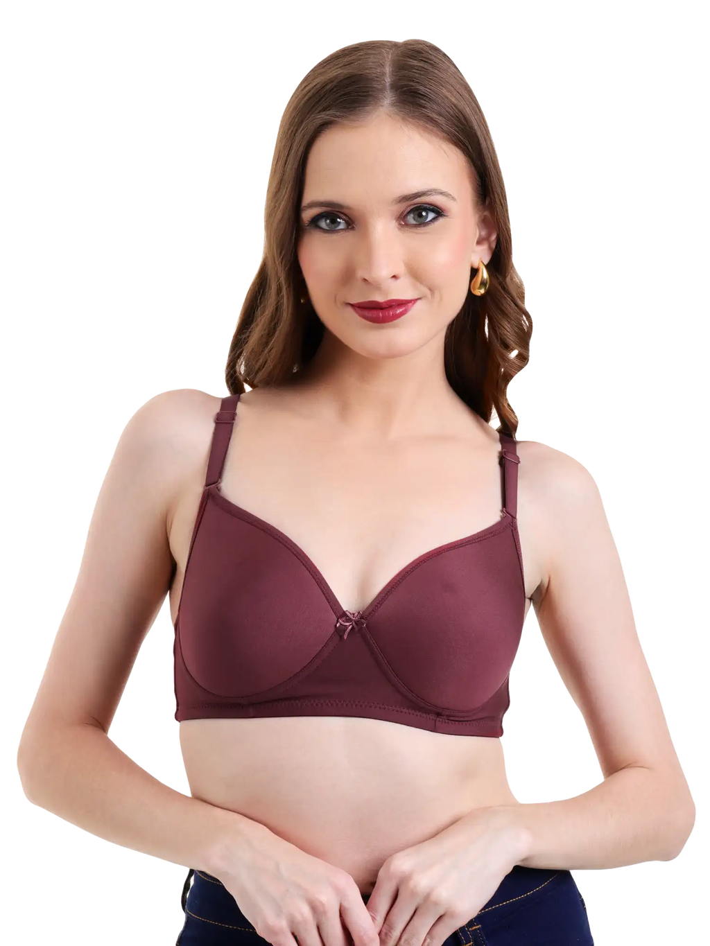 Padded 02 Bra Wine