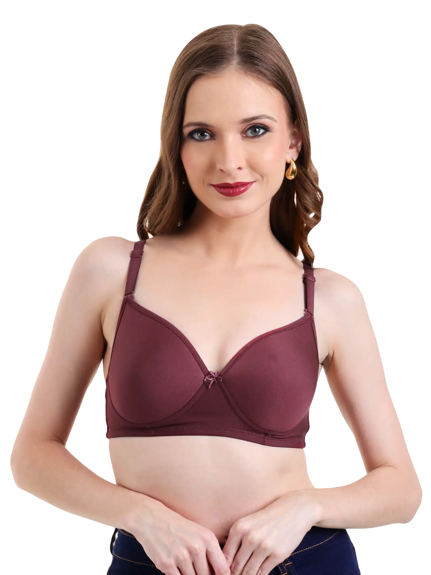Padded 02 Bra Wine