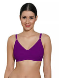 INGRID Encircle Bra - Purple | Wire-free | Non Padded | Seamless Cups
