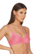 INGRID Padded Bra - Rose | Organic Cotton Pads | Lightly Padded | Seamless | Non Wired