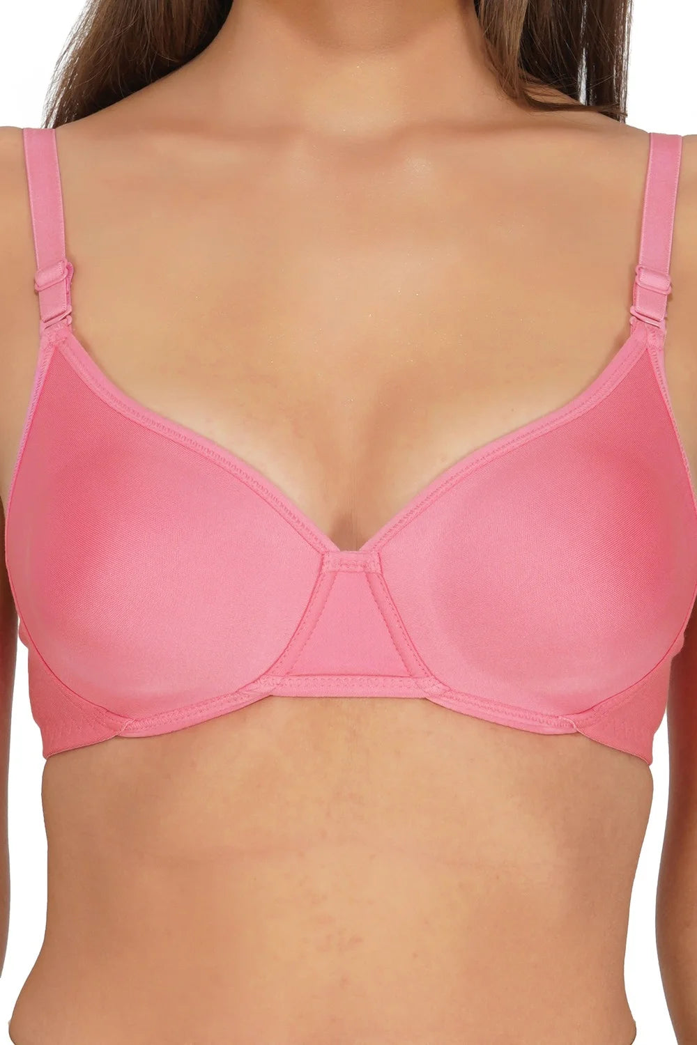 Organic Cotton Soft Padded Bra Rose