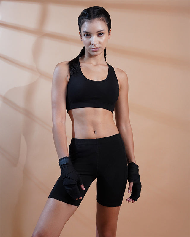 Sports Bra 002 Majestic Black
